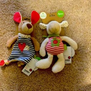 Set of 2 Sigi Kid Organic Dolls/Loveys